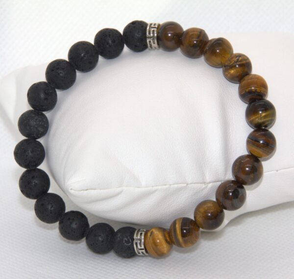 Tiger's Lava Rock Bracelet - Image 2