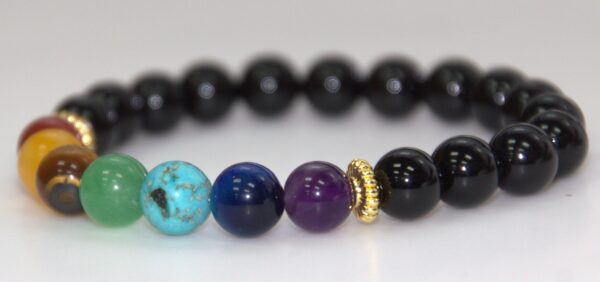 7 Chakras and Onyx Bracelet - Image 4