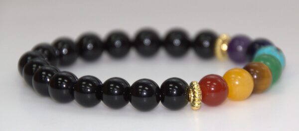 7 Chakras and Onyx Bracelet - Image 3