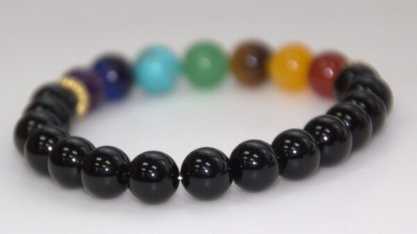 7 Chakras and Onyx Bracelet - Image 5