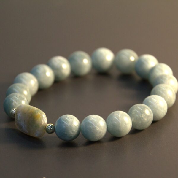 Luxury Green Burmese Jade Bracelet 10MM