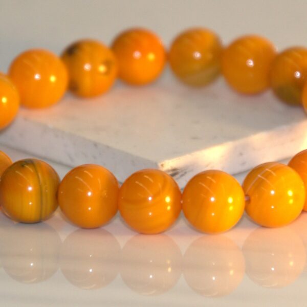 Yellow Bumblebee Bracelet, 10MM