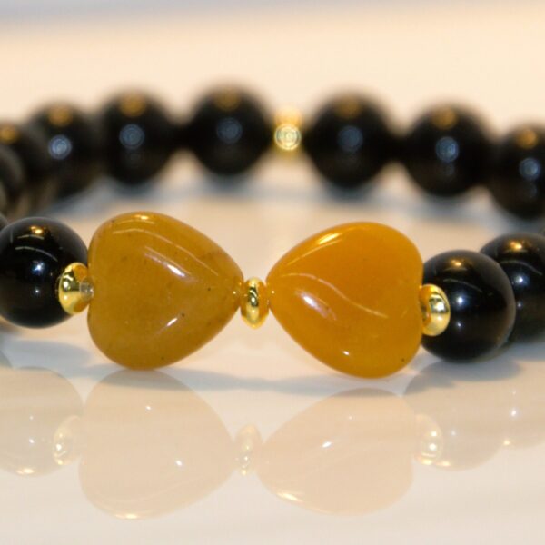 Black Obsidian Bow Bracelet