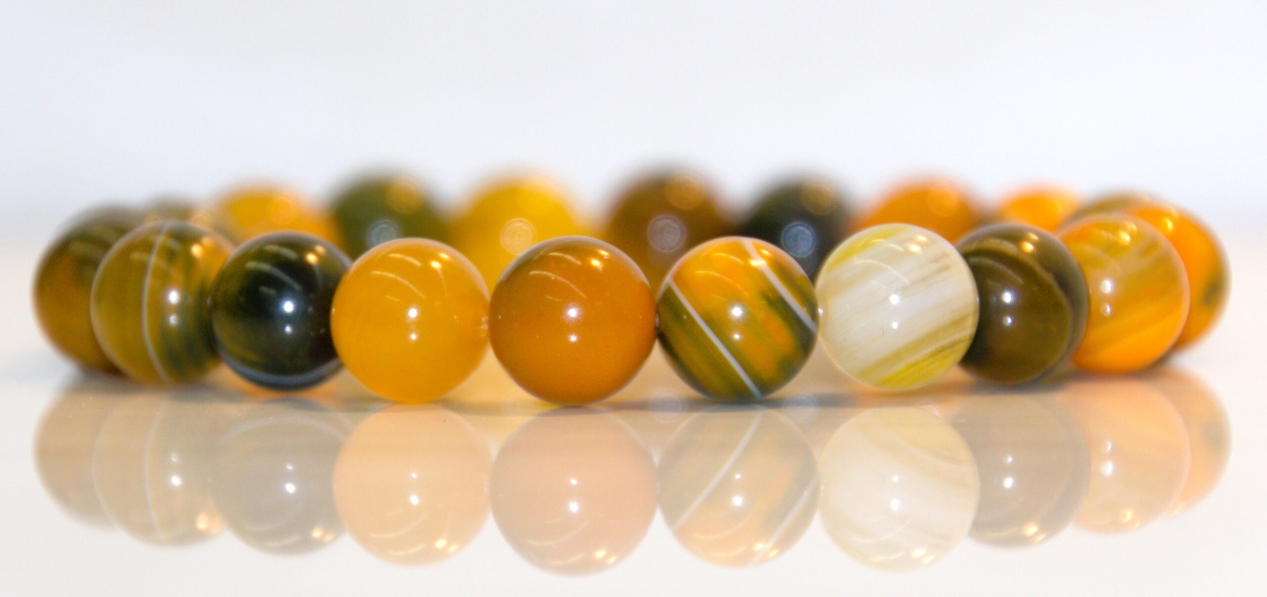 10MM Bumblebee Stone Bracelet