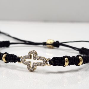 Cross Macrame Bracelet