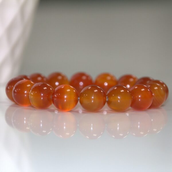 Premium Red Jade Beaded Bracelet